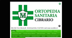 Desktop Screenshot of ortopedia-sanitaria-cibrario.com