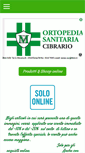 Mobile Screenshot of ortopedia-sanitaria-cibrario.com